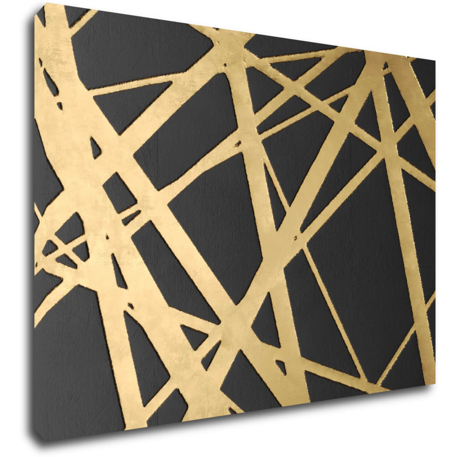 Tablou Abstract golden lines - 70 x 50 cm