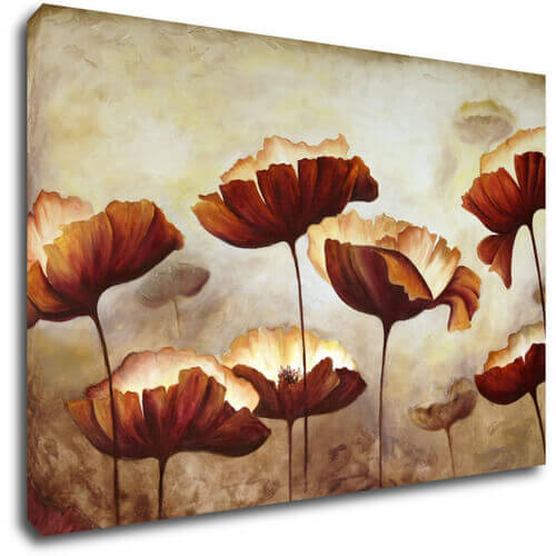 Tablou Flowers red and yellow