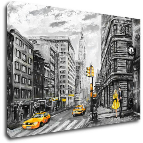 Tablou New York Yellow Details