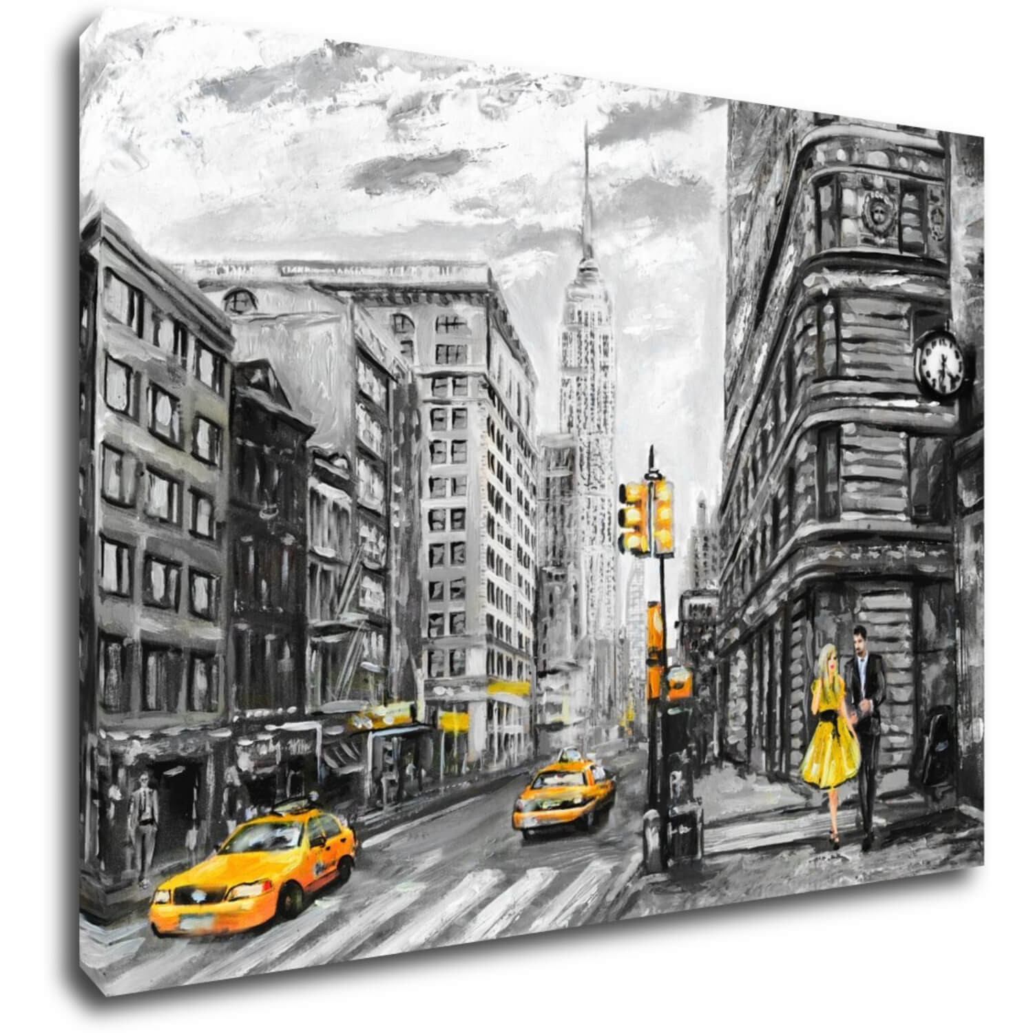 Tablou New York Yellow Details - 70 x 50 cm