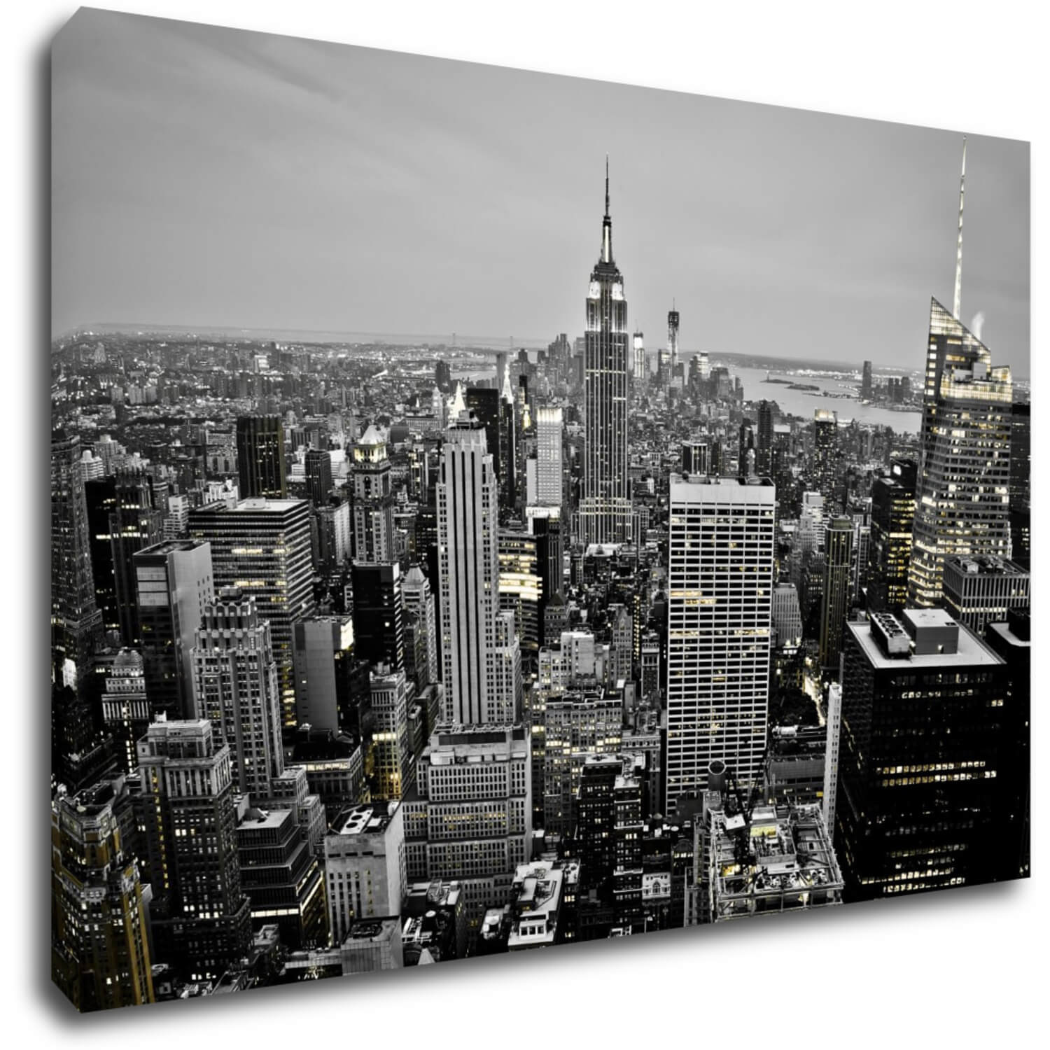 Tablou New York in The Night - 90 x 60 cm