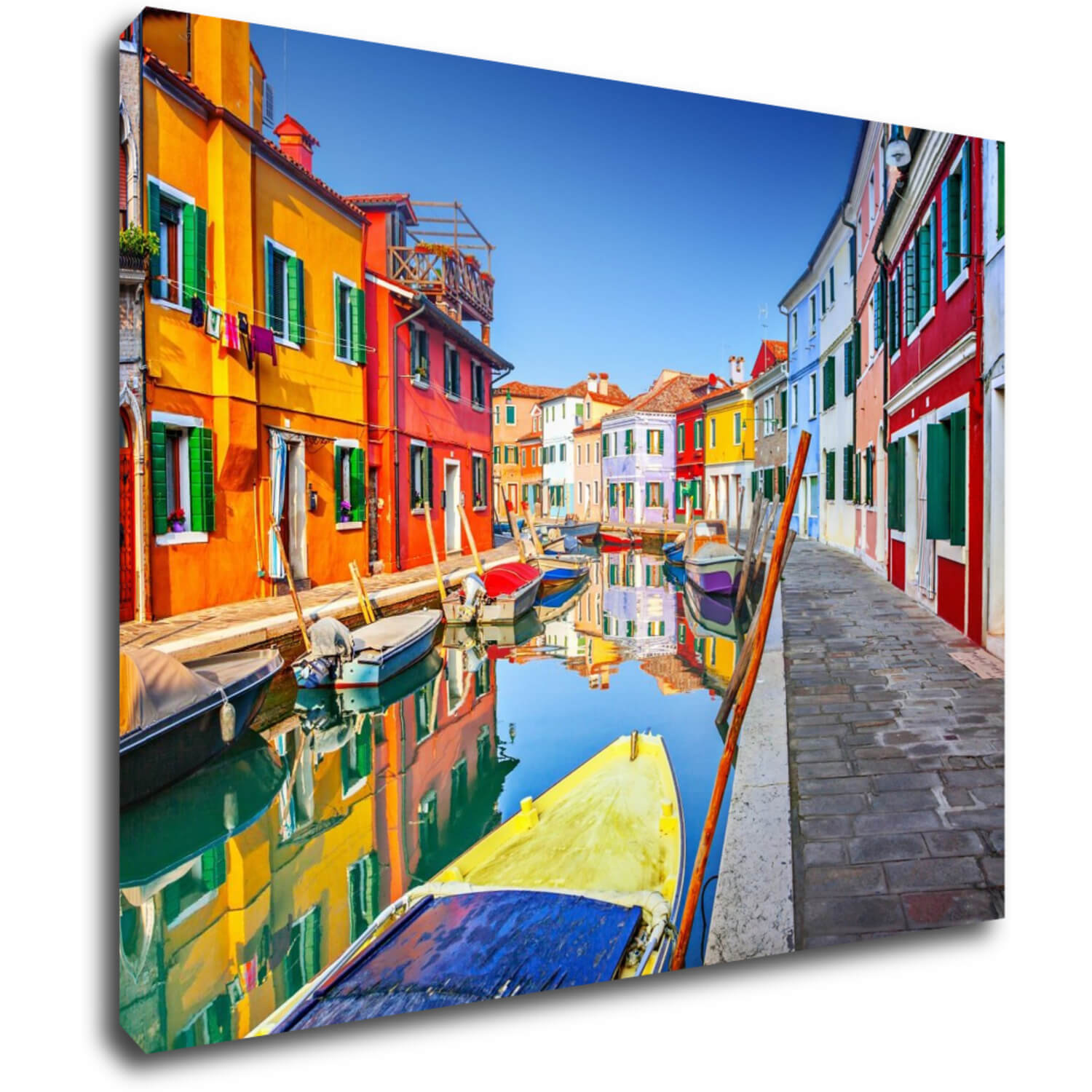 Tablou Colorful Venice - 90 x 70 cm