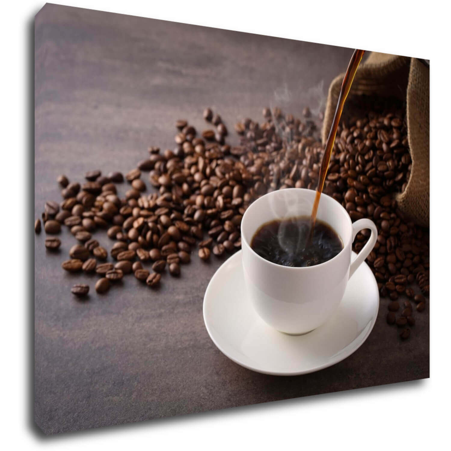 Tablou Cup Of Coffee White - 70 x 50 cm
