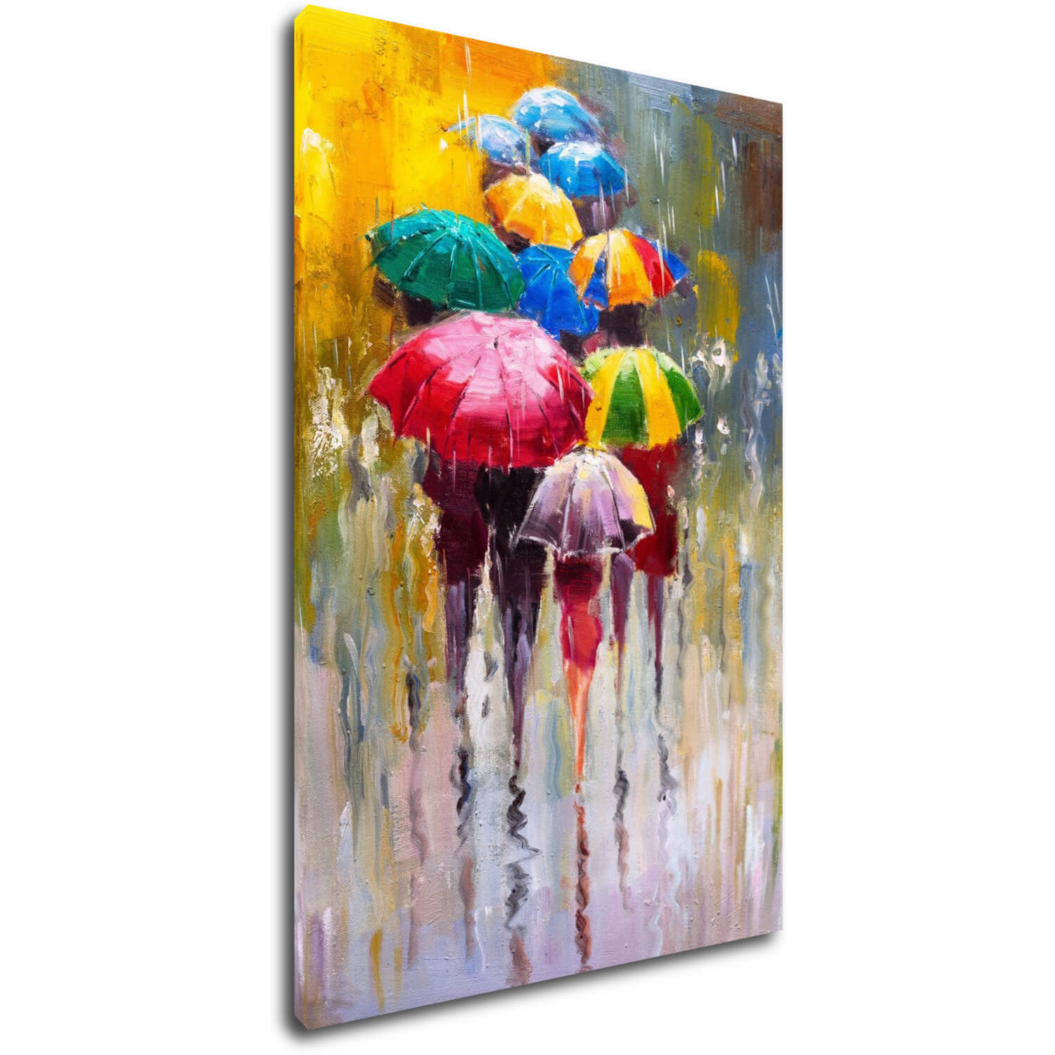 Tablou Colorful Umbrellas - 60 x 40 cm