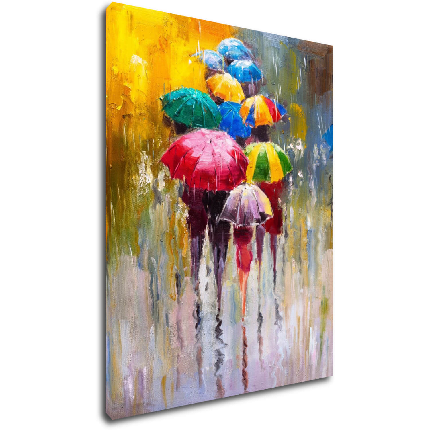 Tablou Colorful Umbrellas - 70 x 90 cm