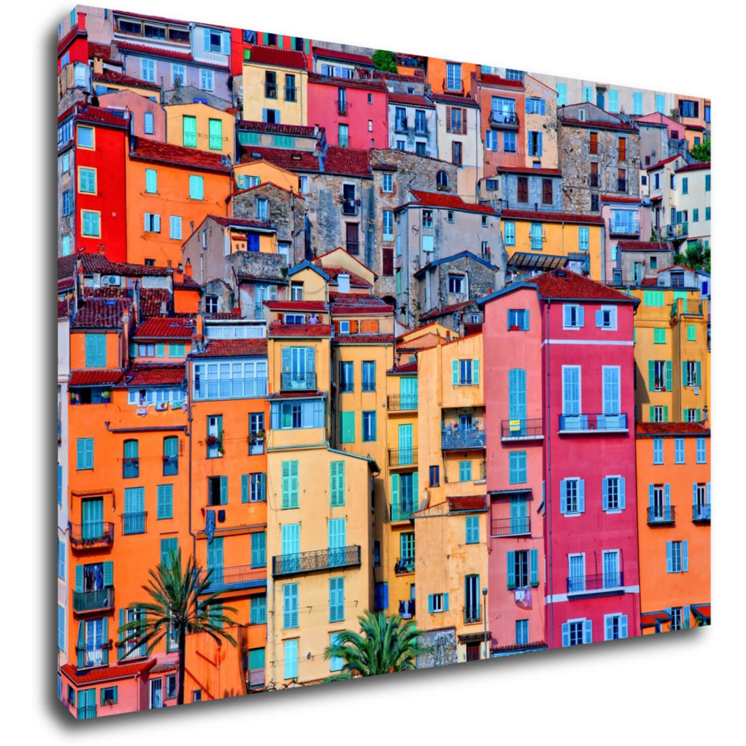Tablou Colorful houses - 70 x 50 cm