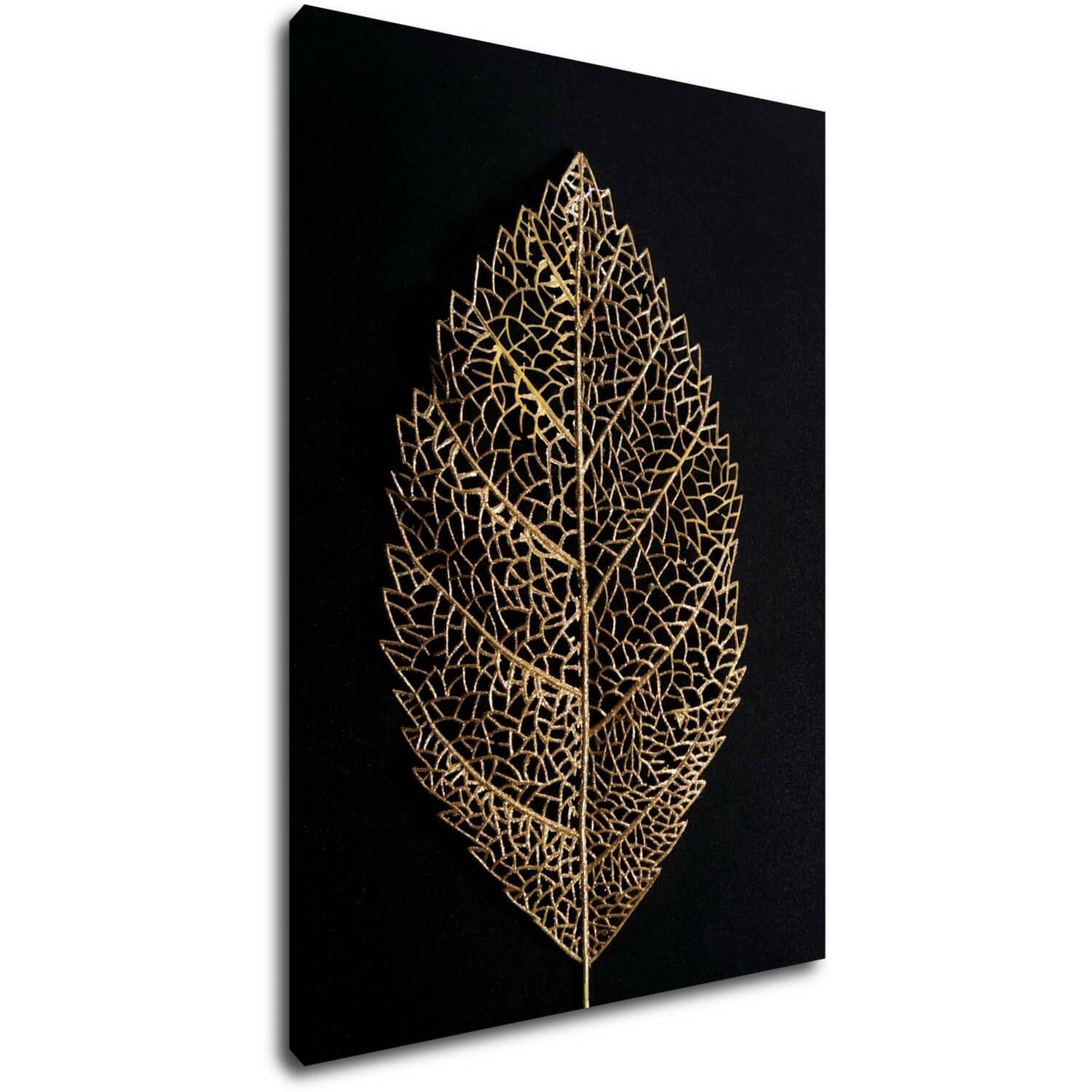 Tablou Golden leaf - 50 x 70 cm
