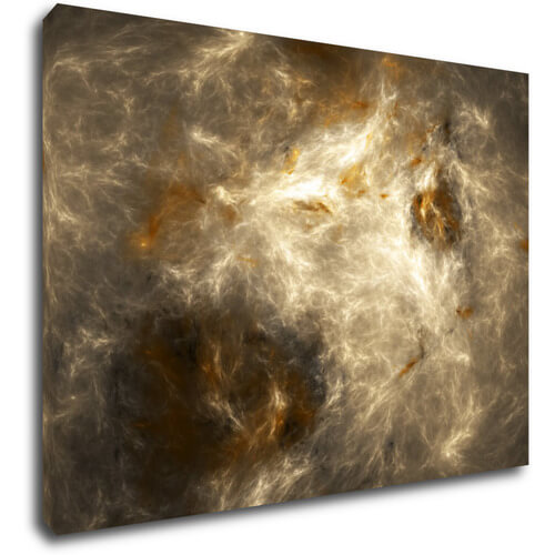 Tablou Beige gold abstract - 70 x 50 cm