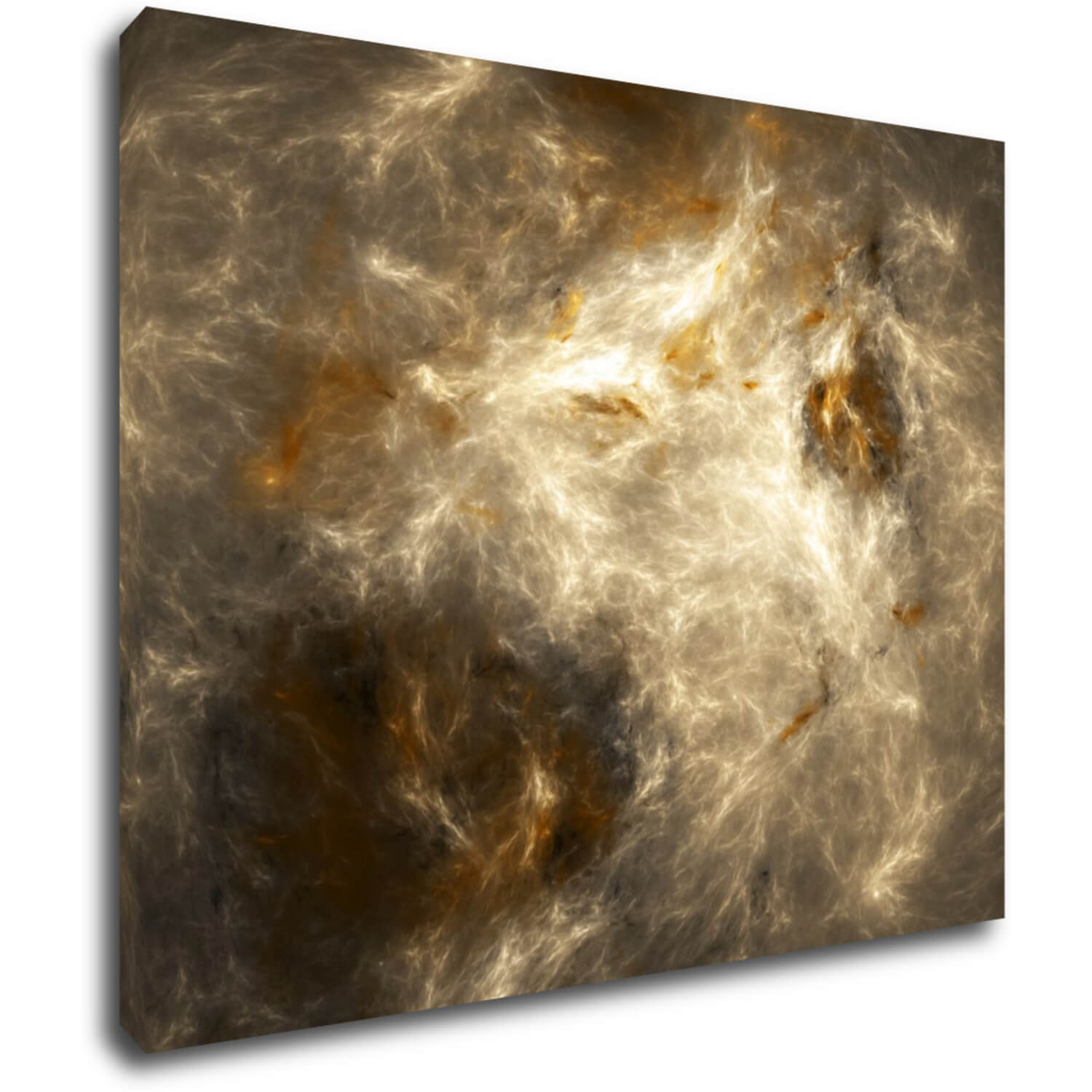 Tablou Beige gold abstract - 90 x 70 cm
