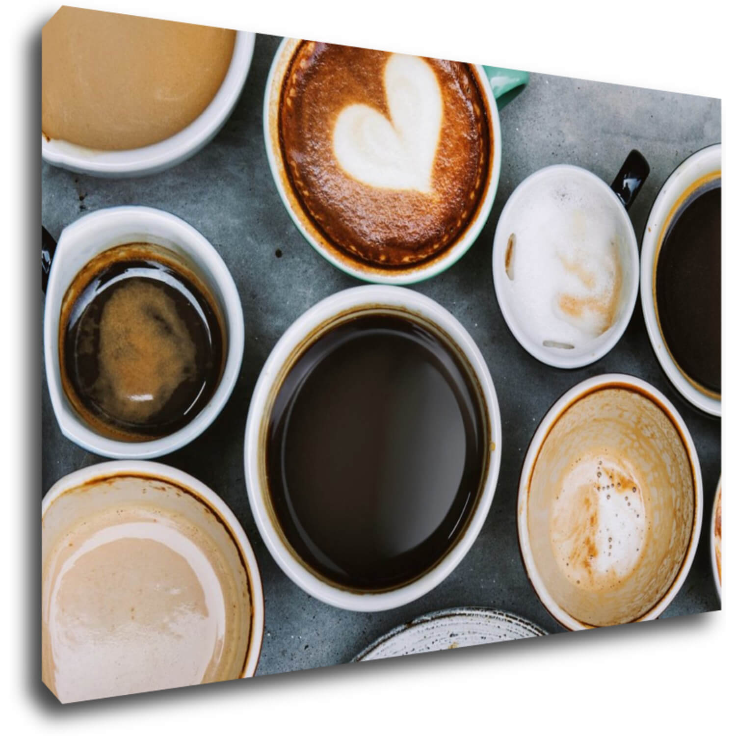 Tablou Coffee types - 90 x 60 cm