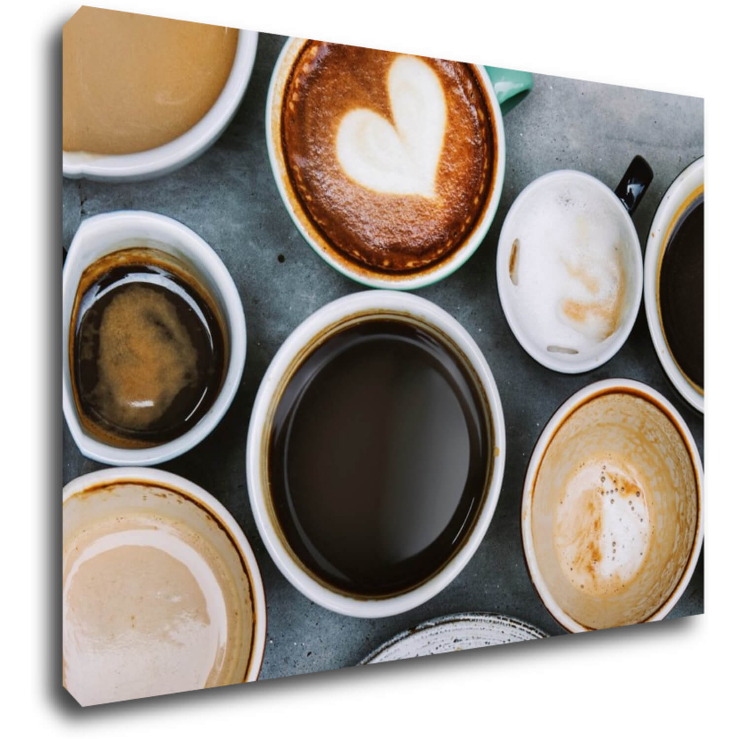 Tablou Coffee types - 70 x 50 cm