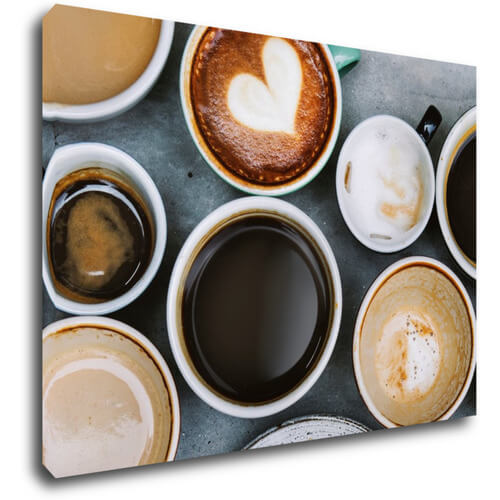 Tablou Coffee types - 70 x 50 cm
