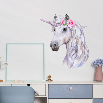 Autocolant pentru camera copilului Unicorn illustration