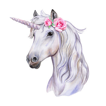 Autocolant pentru camera copilului Unicorn illustration