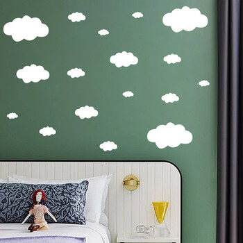 Autocolant pentru camera copilului White clouds