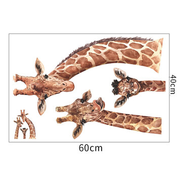 Autocolant pentru camera copilului Cute giraffes