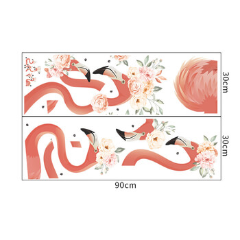 Autocolant pentru camera copilului Flamingos
