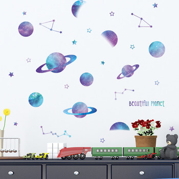 Autocolant pentru camera copilului Planets