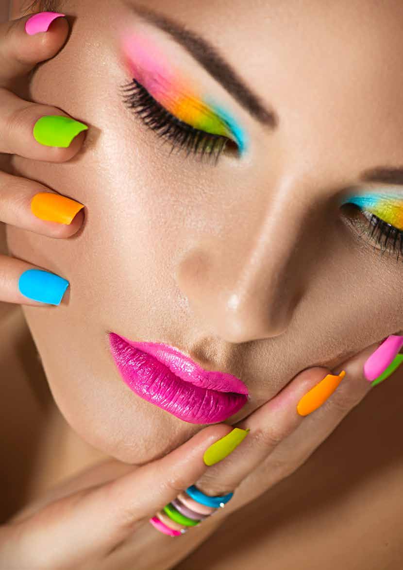 Portret cu culori intense și tonuri ale pielii din catalogul High Chroma